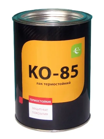 лак церта термостойкий  ко-85, б/цветный, (б/ж 0,7 кг), спектр