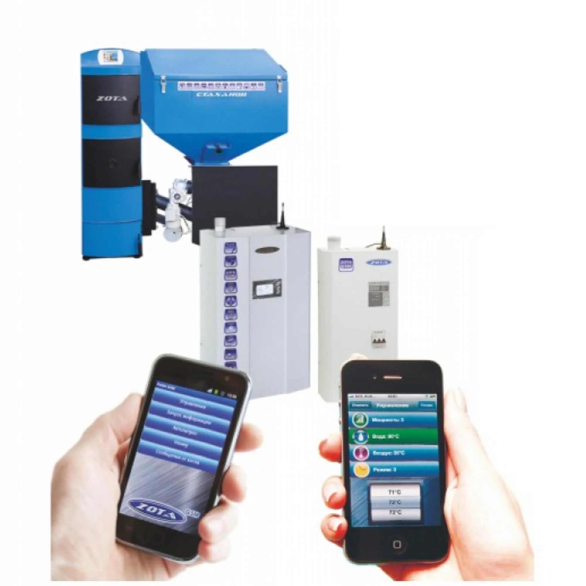модуль управления zota gsm wifi для котлов smartse/solid от 01.2022, mk-s от 11.2021