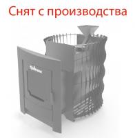 печь для бани вулкан-подкова 18с, дверца со стеклом (протопи) до 18 м3